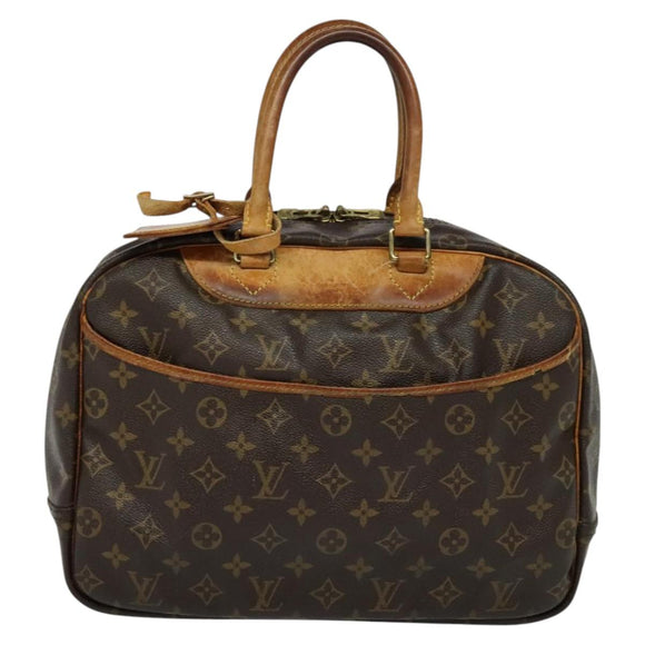 LOUIS VUITTON Monogram Deauville Hand Bag M47270 LV Auth KD016