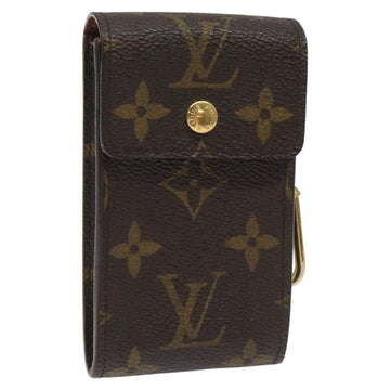 LOUIS VUITTON Monogram Porte Cles Badge Pouch M60048 LV Auth KD017
