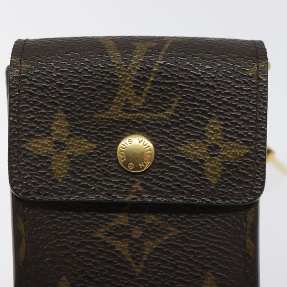 LOUIS VUITTON Monogram Porte Cles Badge Pouch M60048 LV Auth KD017