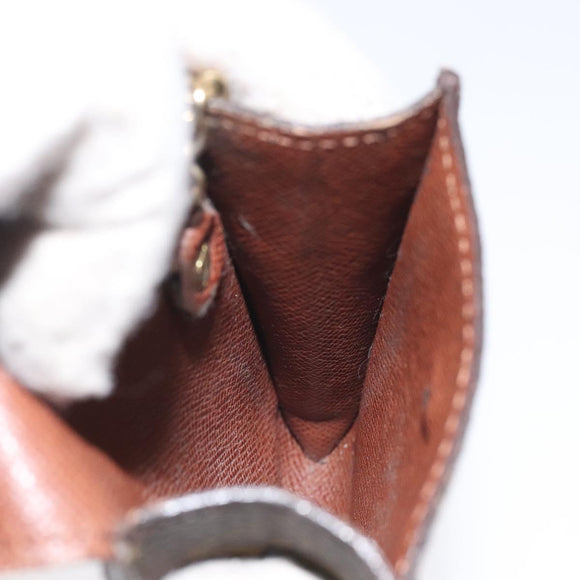 LOUIS VUITTON Monogram Porte Cles Badge Pouch M60048 LV Auth KD017