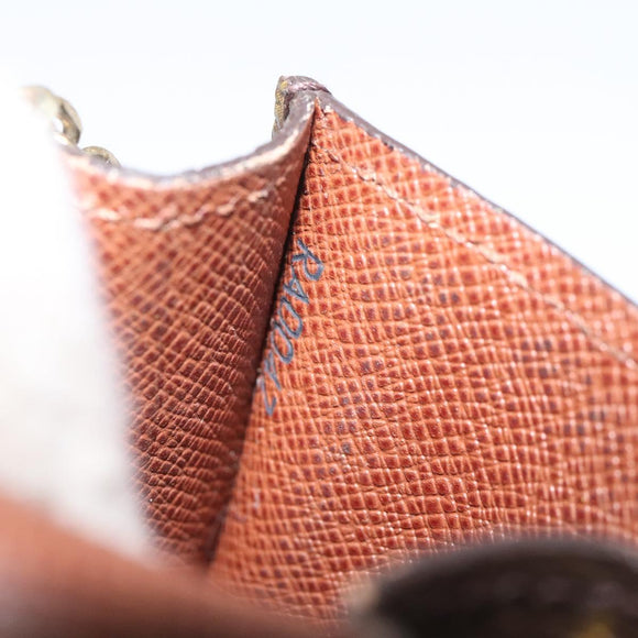 LOUIS VUITTON Monogram Porte Cles Badge Pouch M60048 LV Auth KD017