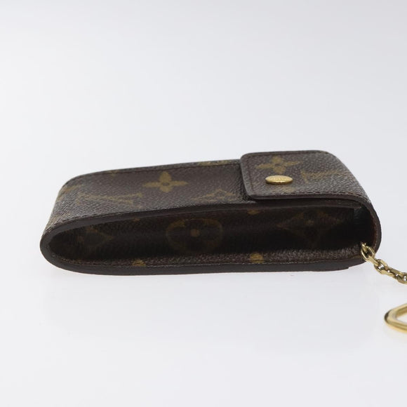 LOUIS VUITTON Monogram Porte Cles Badge Pouch M60048 LV Auth KD017