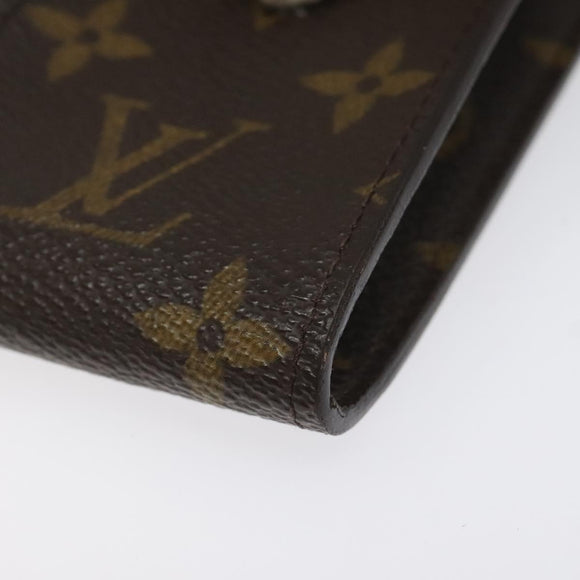 LOUIS VUITTON Monogram Porte Cles Badge Pouch M60048 LV Auth KD017