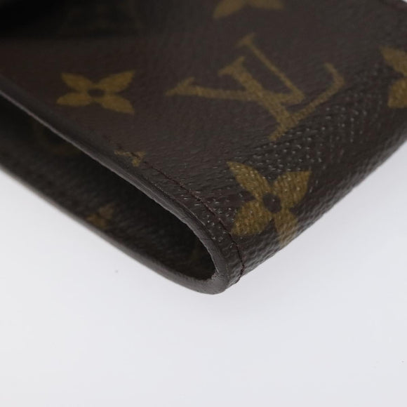 LOUIS VUITTON Monogram Porte Cles Badge Pouch M60048 LV Auth KD017