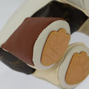 LOUIS VUITTON Monogram Dudu Oscar Stuffed dog White Black GI0251 LV Auth KD038A-14