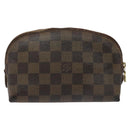 LOUIS VUITTON Damier Ebene Pochette Cosmetic PM Pouch N47516 LV Auth KD039-2