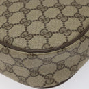 GUCCI GG Supreme Web Sherry Line Clutch Bag PVC Beige Red 89 01 034 Auth KD048-15