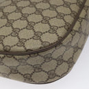 GUCCI GG Supreme Web Sherry Line Clutch Bag PVC Beige Red 89 01 034 Auth KD048-16