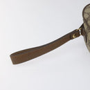 GUCCI GG Supreme Web Sherry Line Clutch Bag PVC Beige Red 89 01 034 Auth KD048-8