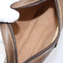 GUCCI GG Supreme Web Sherry Line Clutch Bag PVC Beige Red 89 01 034 Auth KD048-11