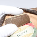 GUCCI GG Supreme Web Sherry Line Clutch Bag PVC Beige Red 89 01 034 Auth KD048-12