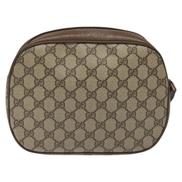 GUCCI GG Supreme Web Sherry Line Clutch Bag PVC Beige Red 89 01 034 Auth KD048 - 0