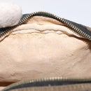 FENDI Zucca Canvas Pouch Brown Black Auth KD058-12