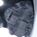 Salvatore Ferragamo Gancini Chain Shoulder Bag Leather Black Silver Auth KD060-11