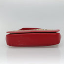 Burberrys Nova Check Shoulder Bag Canvas Leather Beige Red Auth KD063-5