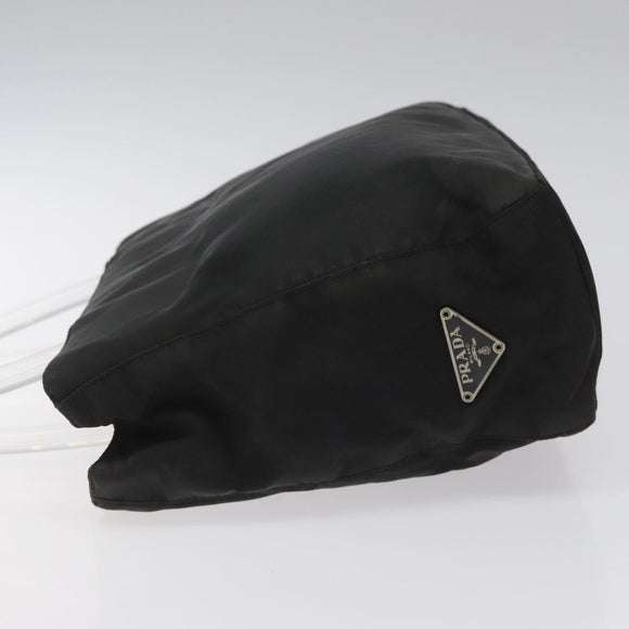 PRADA Hand Bag Nylon Black Auth KD065