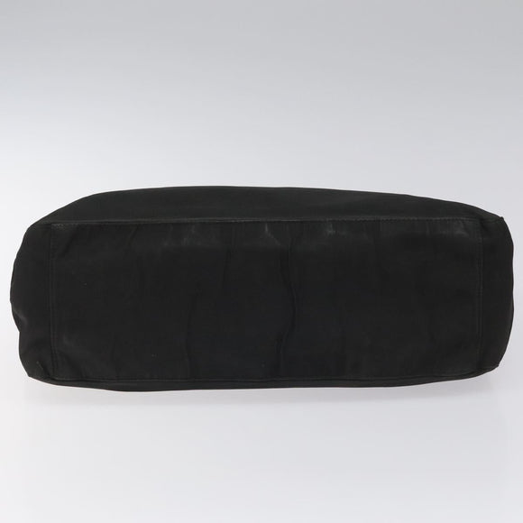 PRADA Hand Bag Nylon Black Auth KD065