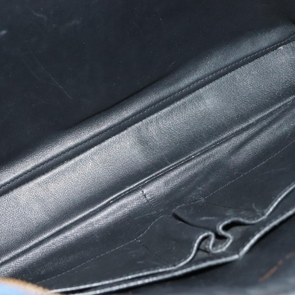 LOUIS VUITTON Epi Porte Documents Voyage Business Bag Blue M54475 Auth KD067