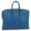 LOUIS VUITTON Epi Porte Documents Voyage Business Bag Blue M54475 Auth KD067-13