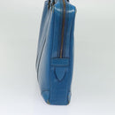 LOUIS VUITTON Epi Porte Documents Voyage Business Bag Blue M54475 Auth KD067-4