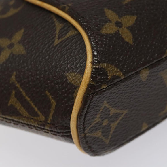LOUIS VUITTON Monogram Mini ellipse Pouch M51129 LV Auth KD068V