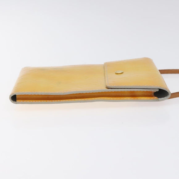 LOUIS VUITTON Monogram Vernis Kenmare Shoulder Bag Gris M91060 LV Auth KD073