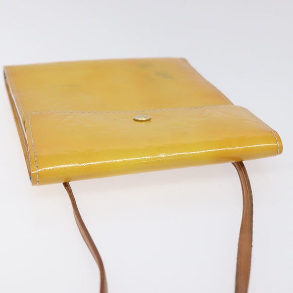 LOUIS VUITTON Monogram Vernis Kenmare Shoulder Bag Gris M91060 LV Auth KD073