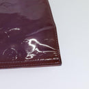 LOUIS VUITTON Monogram Vernis Stanton Tote Bag Purple Viole M91079 Auth KD074-16