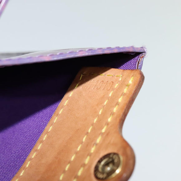 LOUIS VUITTON Monogram Vernis Stanton Tote Bag Purple Viole M91079 Auth KD074