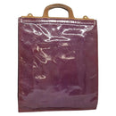 LOUIS VUITTON Monogram Vernis Stanton Tote Bag Purple Viole M91079 Auth KD074-1