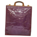 LOUIS VUITTON Monogram Vernis Stanton Tote Bag Purple Viole M91079 Auth KD074-2