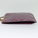 LOUIS VUITTON Monogram Vernis Stanton Tote Bag Purple Viole M91079 Auth KD074-3