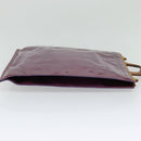 LOUIS VUITTON Monogram Vernis Stanton Tote Bag Purple Viole M91079 Auth KD074-4