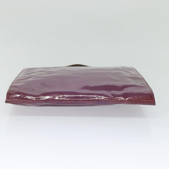 LOUIS VUITTON Monogram Vernis Stanton Tote Bag Purple Viole M91079 Auth KD074