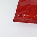 LOUIS VUITTON Monogram Vernis Stanton Tote Bag Red M91078 LV Auth KD080-9