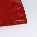 LOUIS VUITTON Monogram Vernis Stanton Tote Bag Red M91078 LV Auth KD080-16