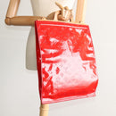 LOUIS VUITTON Monogram Vernis Stanton Tote Bag Red M91078 LV Auth KD080-19
