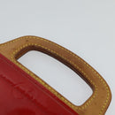 LOUIS VUITTON Monogram Vernis Stanton Tote Bag Red M91078 LV Auth KD080-8