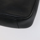 GUCCI Bamboo Hand Bag Leather 2way Black Gold 001 2113 1638 Auth KD087-15