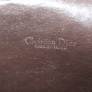 Christian Dior Trotter Canvas Shoulder Bag Brown Gold Auth KD090-11