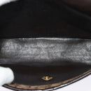 Christian Dior Trotter Canvas Shoulder Bag Brown Gold Auth KD090-12