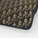 Christian Dior Trotter Canvas Shoulder Bag Navy Auth KD091-15