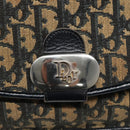 Christian Dior Trotter Canvas Shoulder Bag Navy Auth KD091-10