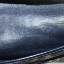 Christian Dior Trotter Canvas Shoulder Bag Navy Auth KD091-17