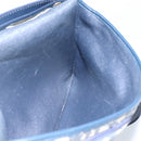 Christian Dior Trotter Canvas Shoulder Bag Navy Auth KD091-18