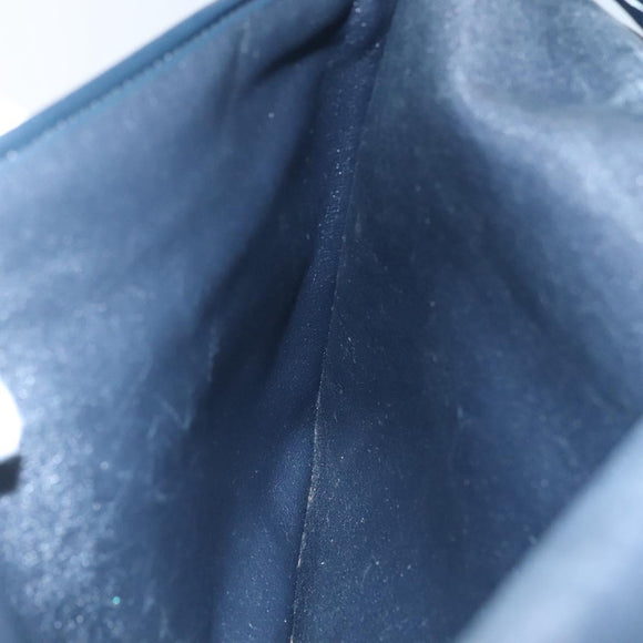 Christian Dior Trotter Canvas Shoulder Bag Navy Auth KD091