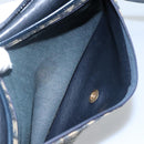 Christian Dior Trotter Canvas Shoulder Bag Navy Auth KD091-12