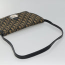 Christian Dior Trotter Canvas Shoulder Bag Navy Auth KD091-7