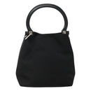 Salvatore Ferragamo Hand Bag Canvas Black Auth KD096-13