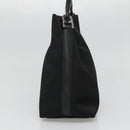 Salvatore Ferragamo Hand Bag Canvas Black Auth KD096-3